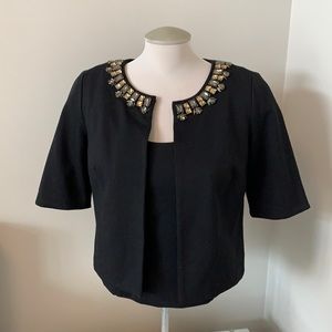 NWOT Eliza J tank and jacket